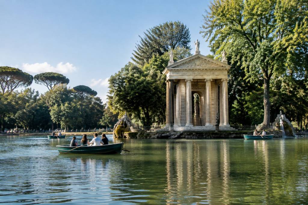 Barchetta villa Borghese: prezzi, orari e informazioni per un giro sul laghetto di Roma